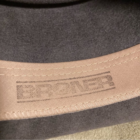 NWOT Vintage Broner 100% Wool Fedora Size L main image 4